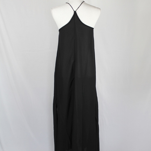 Sheer Maxi Crochet Dress Black - Picture 6 of 10